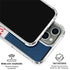 NFL New England Patriots White Striped iPhone 16 Pro Clear Case